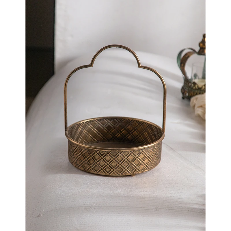 European fruit tray Creative cake stand fashion dry fruit snack tray candy tray retro living room home