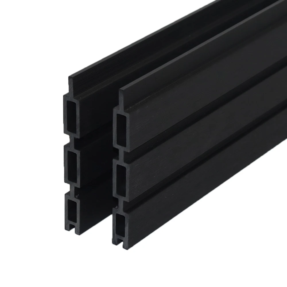 Recommend Co-extrusion WPC Fencing With Aluminum Post Commercial Wood Composite Fence