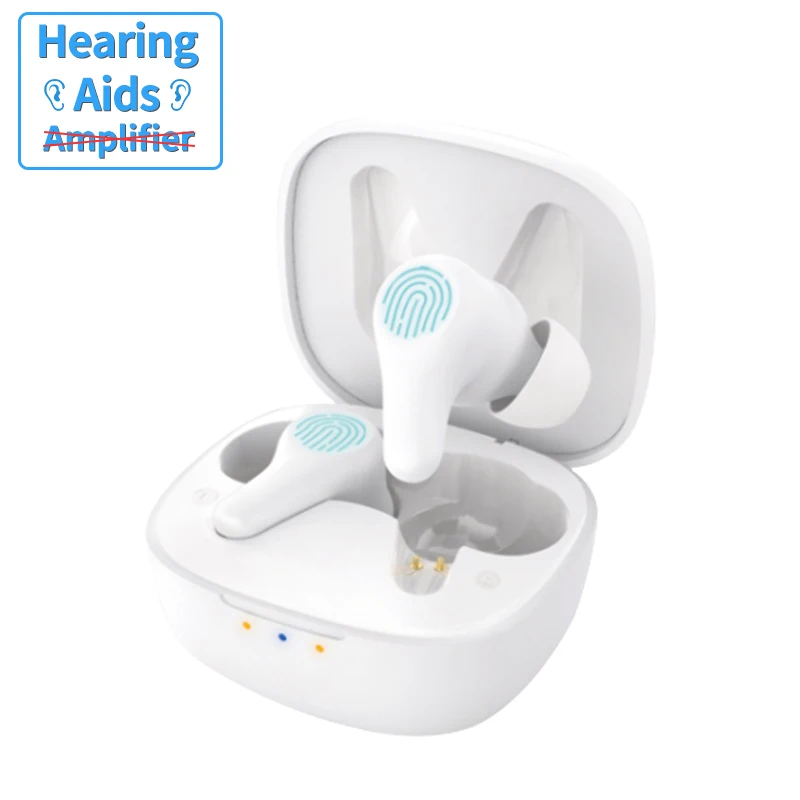 Hearing Aids for Seniors Adults Rechargeable Hearing Amplifier APP Control Portable Auxiliary Earbuds Custom-Fit Hearing Aids