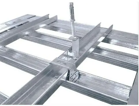 False Ceiling Suspension Drywall Partition Gypsum Stud and Track Wall Angle Corner Bead Furring Runner Light Steel Keel