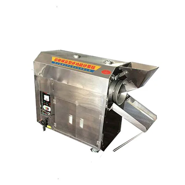 Industrial coffee bean peanut walnut roster roasting machine low price