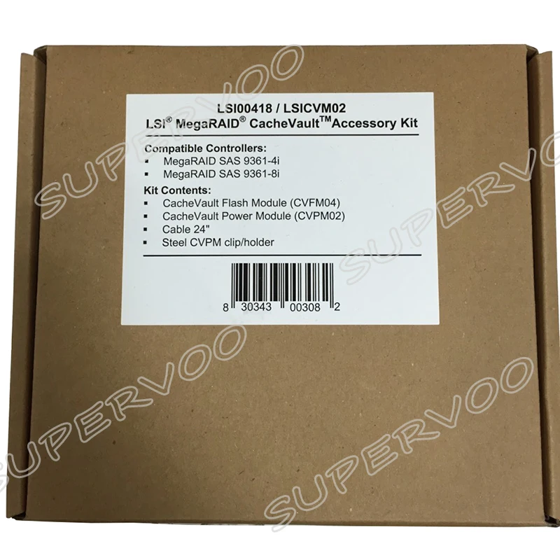 LSICVM02 05-25444-00 LSI00418 CacheVault Flash Cache Protection Module for 9361-8i and