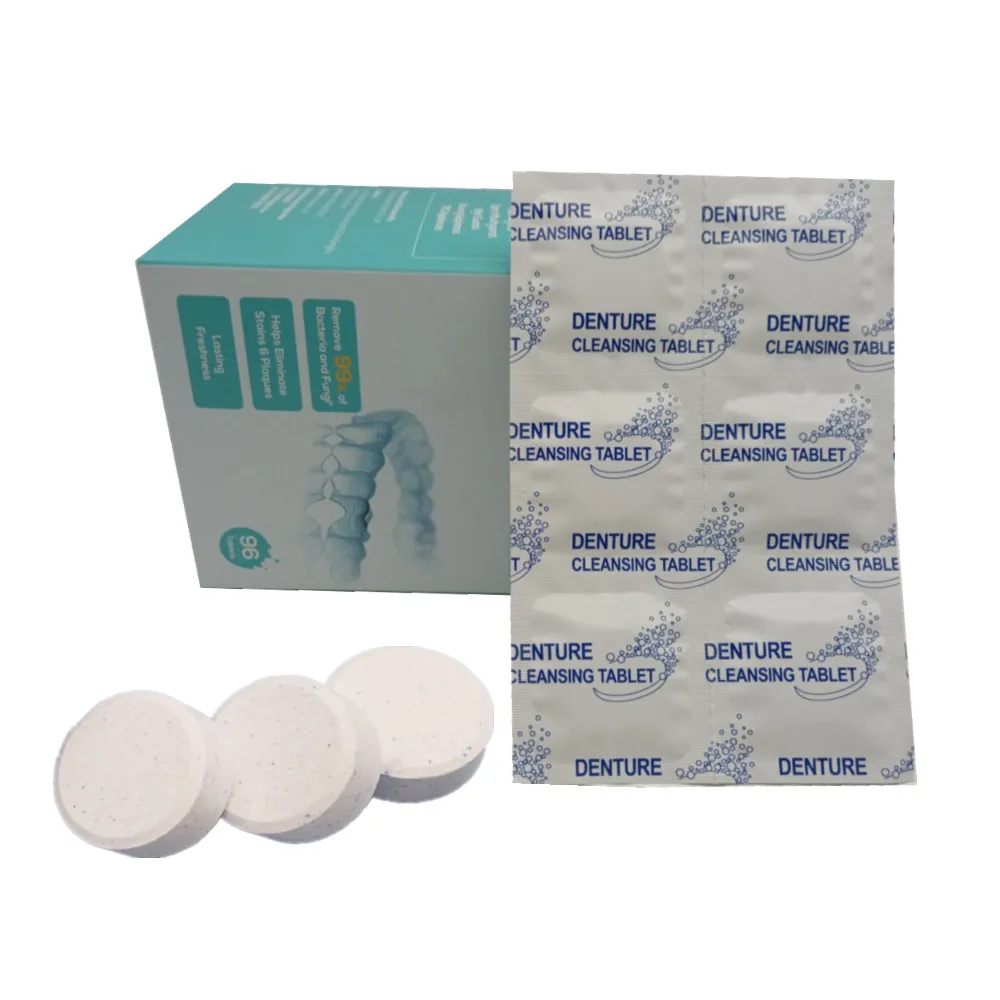 Naturals Teeth Retainer Cleaner Denture Cleaning Tablet for Cleaning Mouth Guard Removable Dental Appliances