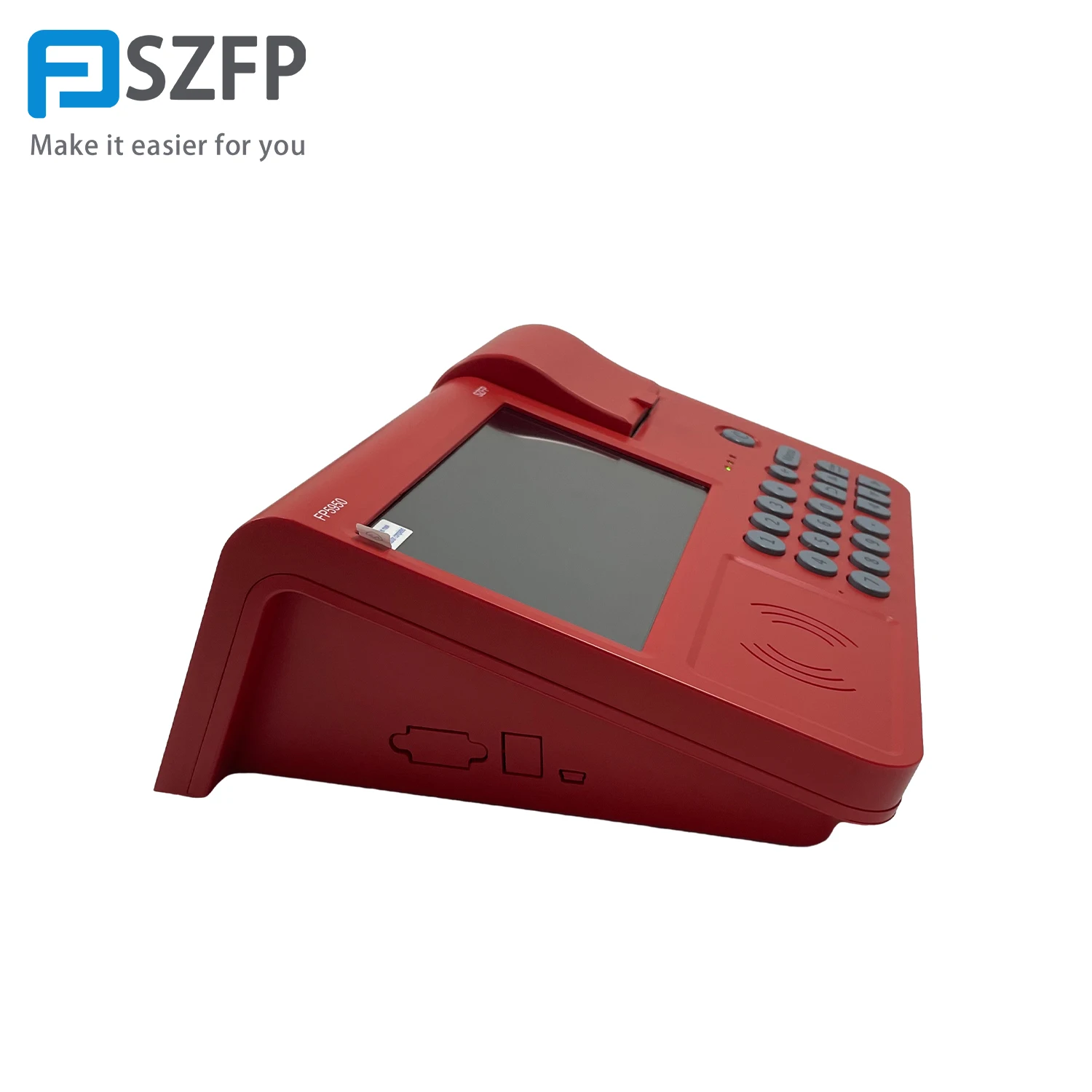 Большой Размер Android Pos машина FP5950 система 7 дюймов Цветная Поддержка печати и многоязычная
