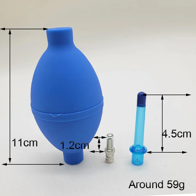 Small removing-dust cleaning tool,rubber air blower smallest hearing aids cleaning air pump