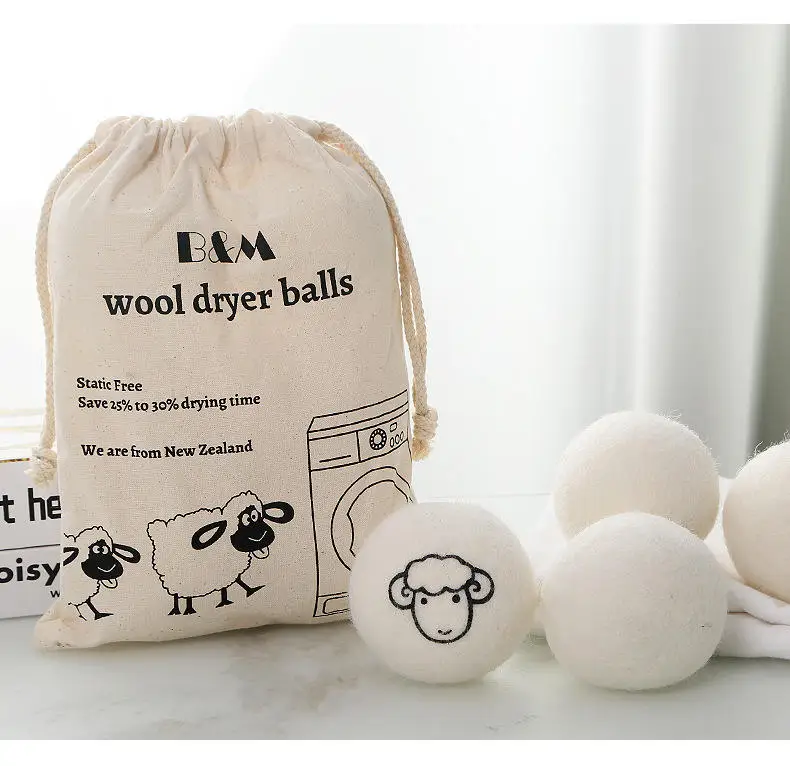 Best Selling Organic Wool Dryer Balls for Laundry Washing Machine