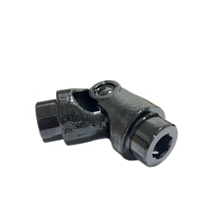 Cast Machining Universal Joint for Agriculture Machines Hexagonal Holes Steering Cross Bearing Joint Black Painted Carton CL