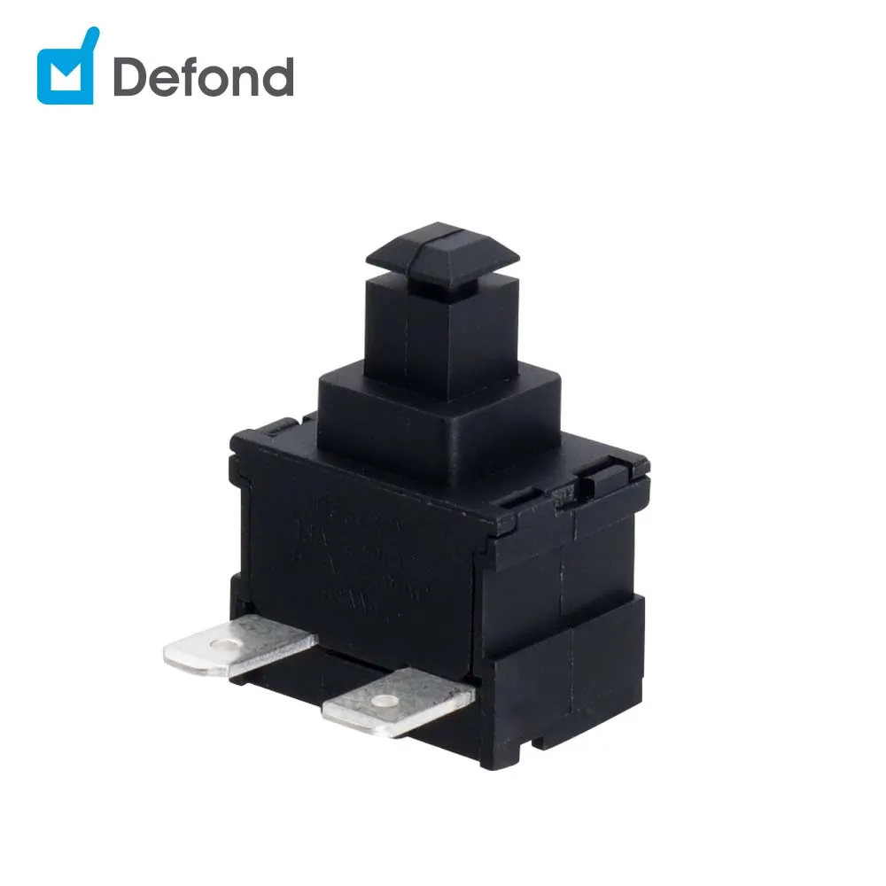 metal push button switches high power Defond CPU-1113-R-AAG32-03R 13a 12a 6a 125vac on-off push button switch momentary on-(on)