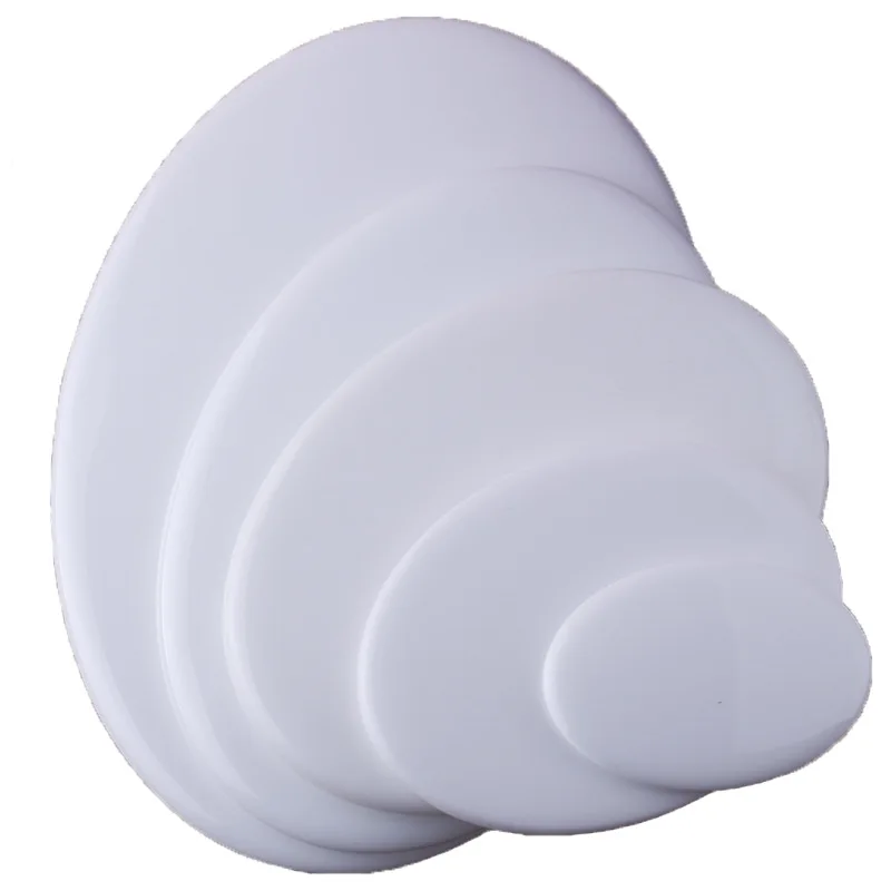 Yinsa TCP011 Professional Technical Support Coatings 4 inch Nano Ceramic Roof Tile Oval shaped Sublimation Tiles Ceramic