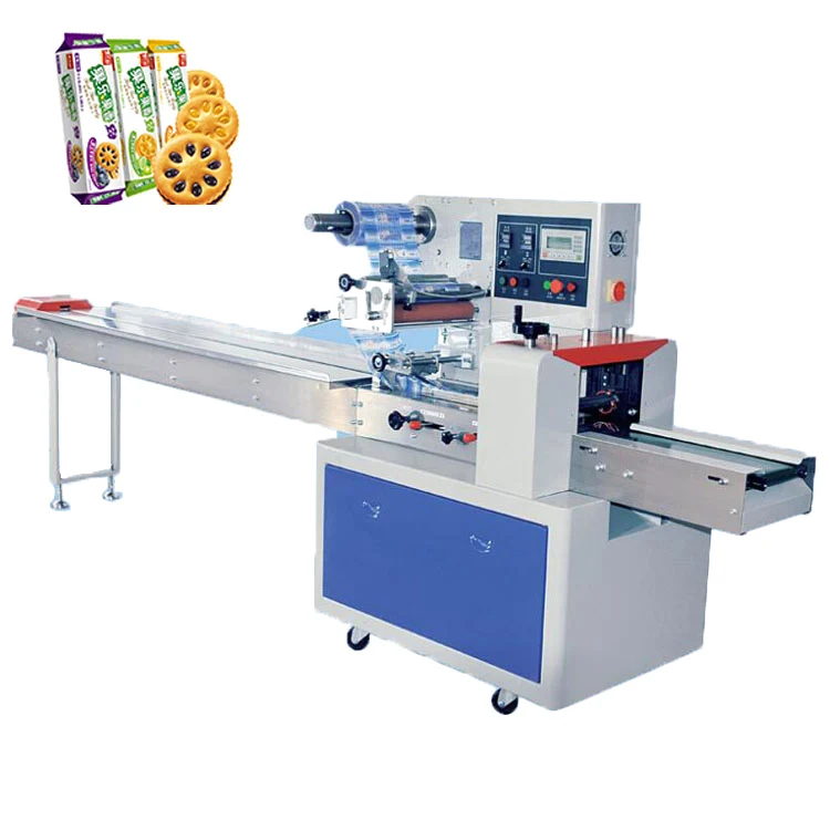 High Quality Automatic Ice Cream Bread Food Package Machine Popsicle Plastic Bag Sealing Cling Film Package Machine
