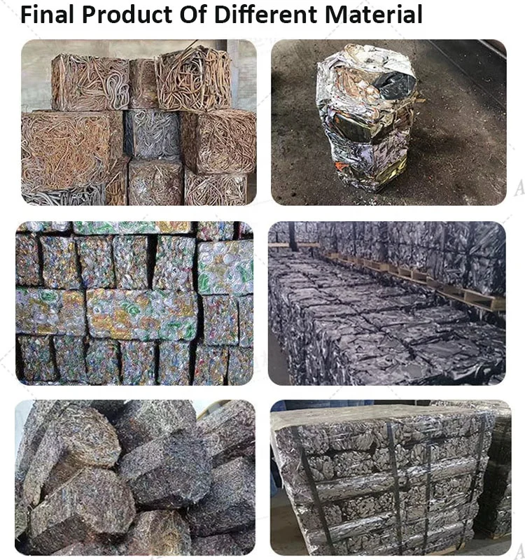 Metal Shear Car Body Baler Press Compactor Machine Hydraulic Used Scrap Steel Aluminum Scrap baler