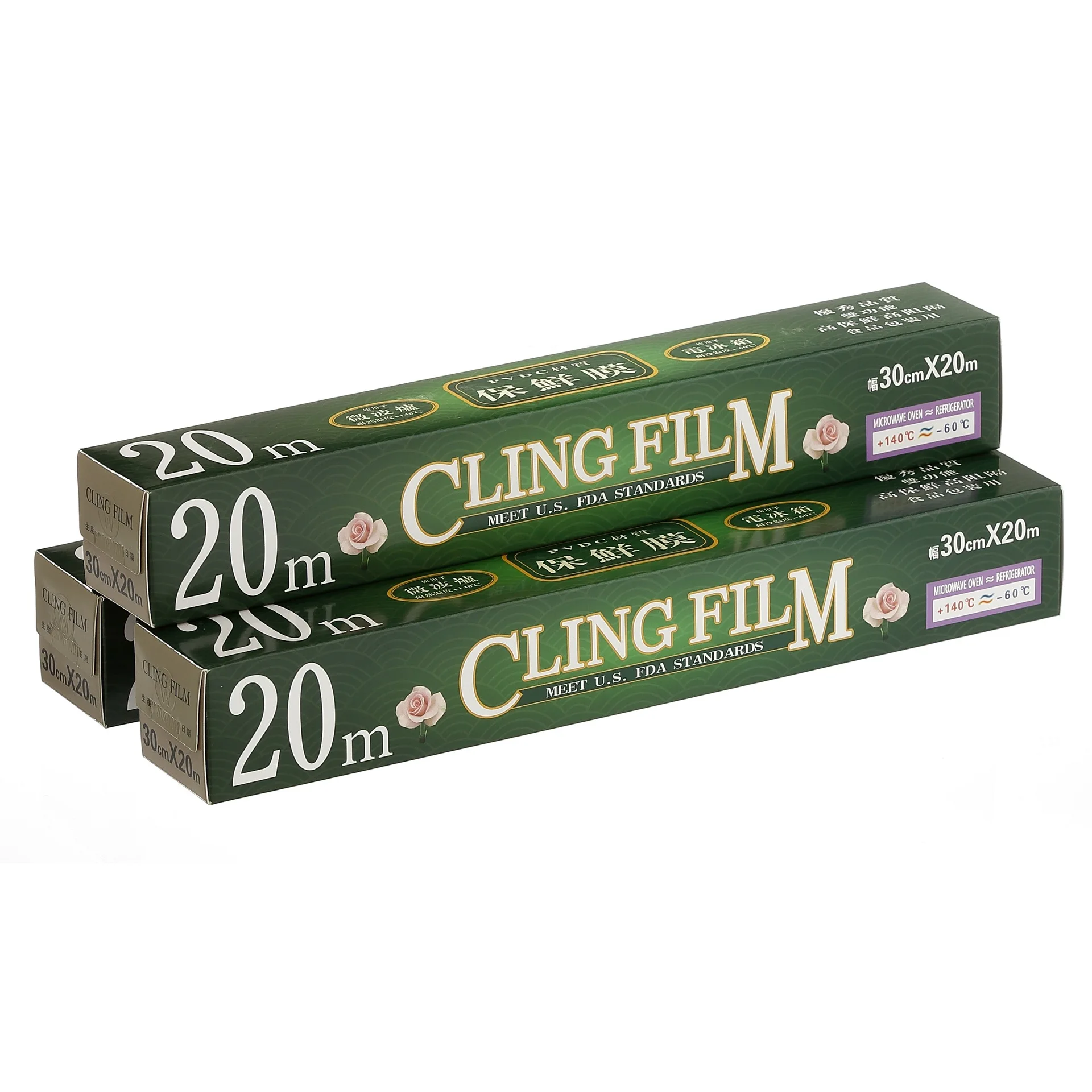 disposable PVDC plastic film food grade high temperature resistant hotel restaurant cooking for sale