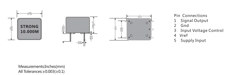 StrongFirst 25mhz Ultra-precision 25.4*25.4mm 5v 0.5ppb Ocxo