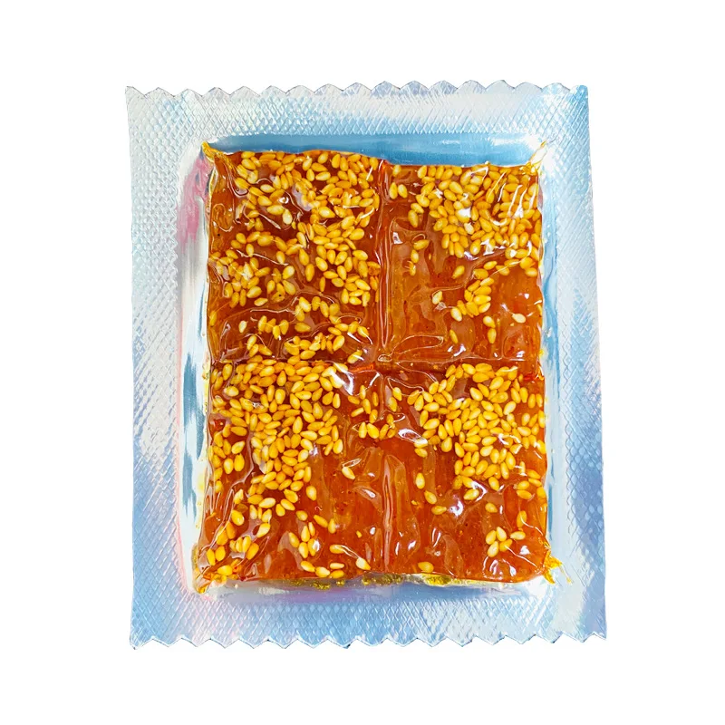 Delicious ready to eat Chinese bean curd snack vegetarian food products soy sauce flavor dried tofu sheet