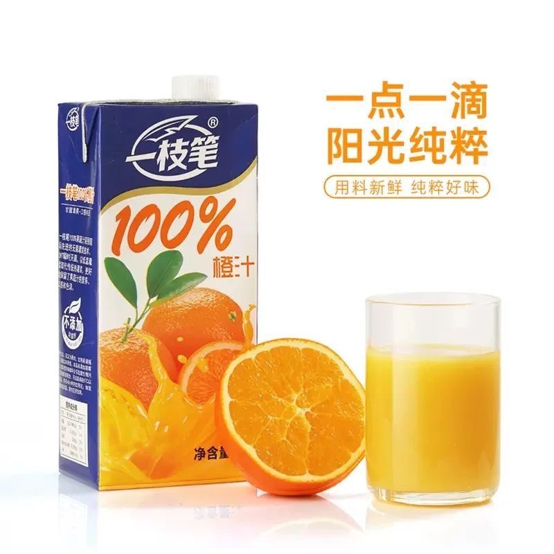 Fruit juice beverage One pen 100% orange juice No added sugar 1L*12