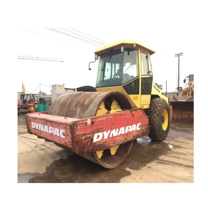 Долговечный б/у дорожный каток Dynapac CA602D однобарабанный оригинальное состояние низкая стоимость