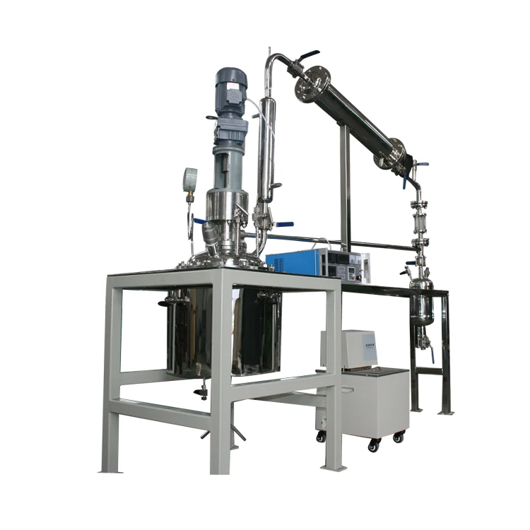 Lab 10l 20l 30l 50l 100l stainless steel Vacuum pyrolysis reactor