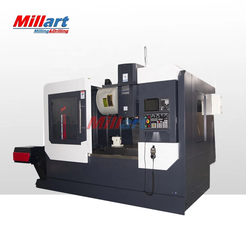 Vertical Machining Center with CNC Controller VMC1160 cnc milling machine with 3 4 5 axis for metal processing