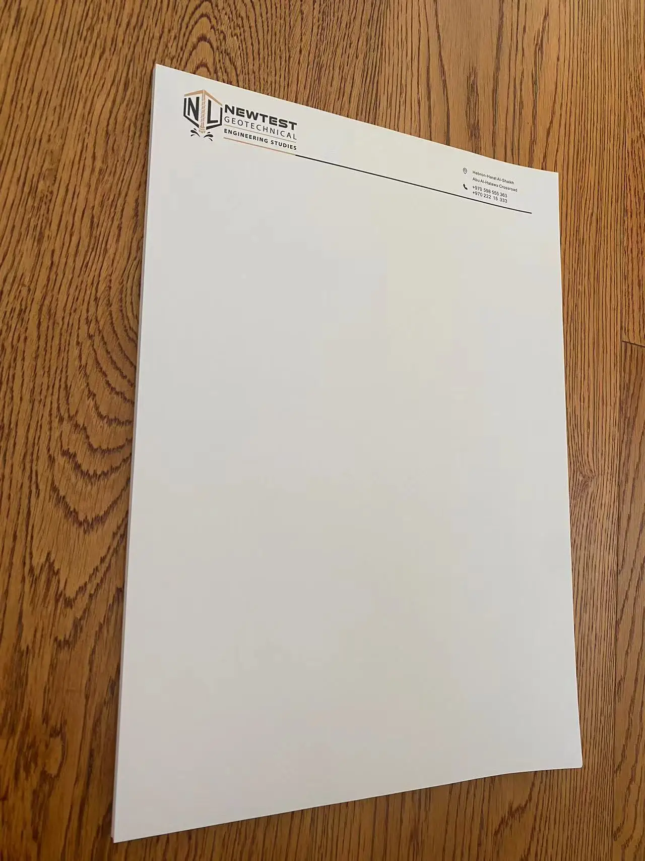 Custom A4 A5 company letterhead with logo and envelope paper printing