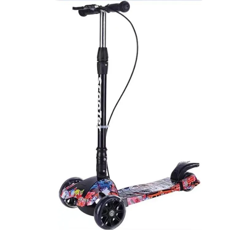 bicystar T-Style Pink Stunt Kick Scooter / cheap Pro Frog Scooter Skid / best sale Kids 3 Wheel Scooter