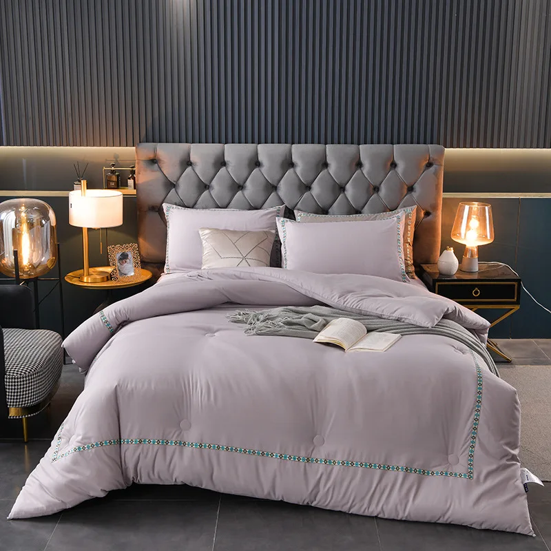 Real Winter Thick Blanket Quilt Air Condition Comforter Duvet Double King Bedspread Bed Cover Bedding Queen Comforter Size King