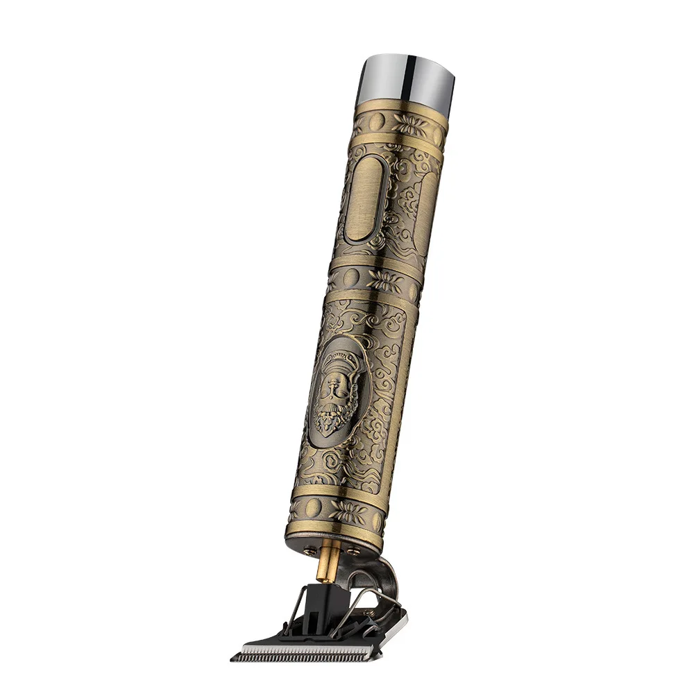 Dropshipping Rechargeable Barber  Professional Beard Trimmer Haircut Machine All Metal Men Electric Hair Trimmer