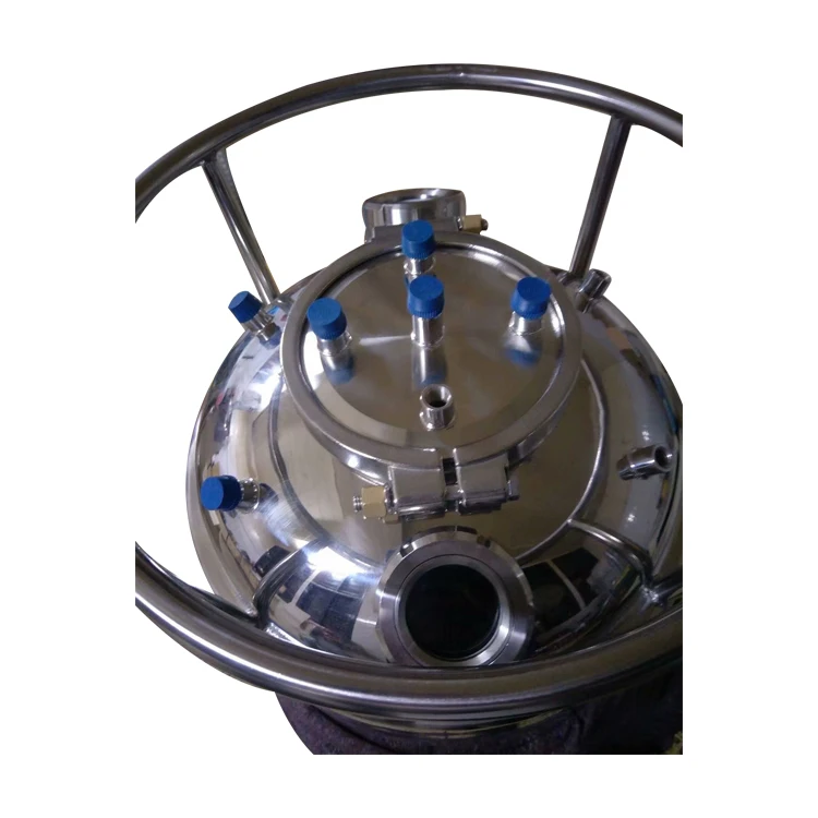 Stainless Steel 250 lbs jacketed tank with cooling coil use for falling film