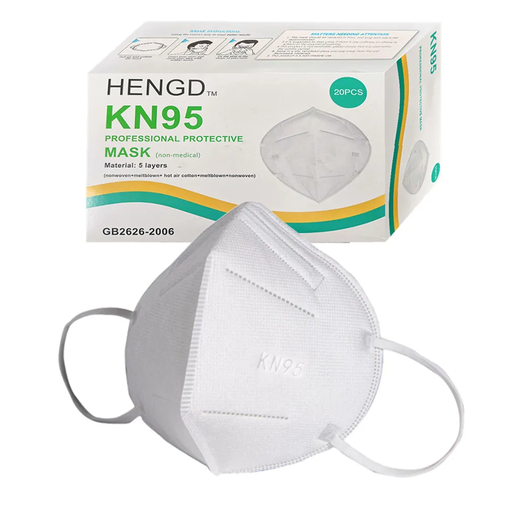 2021 Mask Face Disposable 5 Layers KN95 Fashionable FaceMask Filter KN 95 Face Masker Without Valve