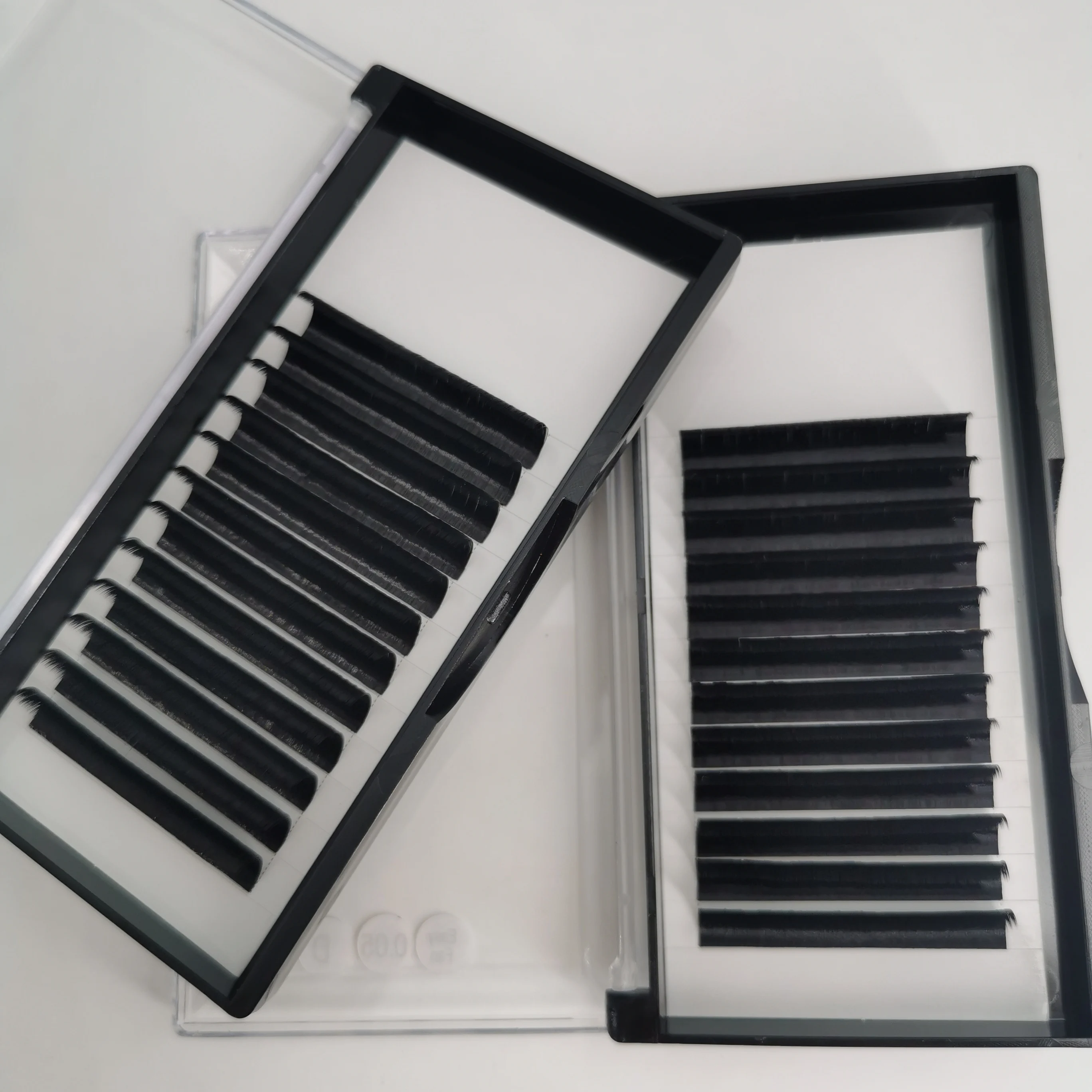 Soft eyelashes private label wholesale mink lashes  individual eyelash extensions tray eyelashes