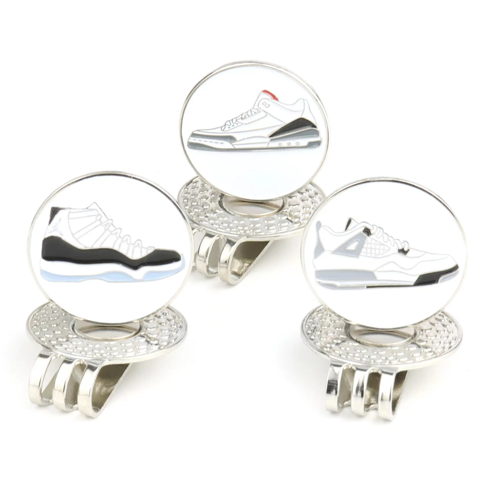 Custom Logo Pattern Castle Tee Bamboo Golf Ball Marker