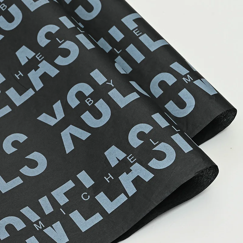 Wholesale 17gsm Colorful Packaging Paper Custom Printed Logo Gift Wrapping Paper Clothing Tissue Paper