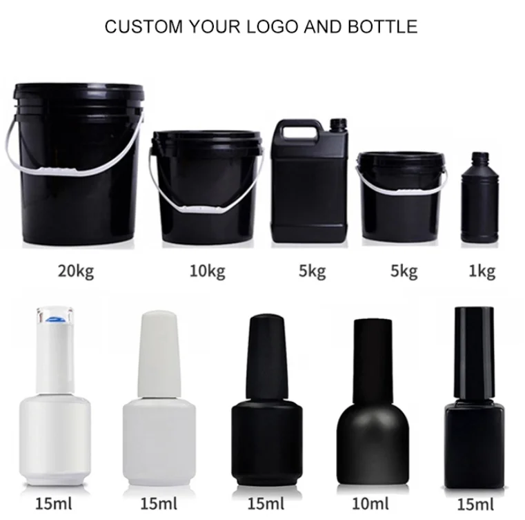 Hot Sale 60 Colors 15ml Very Good Nail Gel Polish Nail Art Varnish Whole Set Semi Permanent Gel Polish Set With Base Top Coat