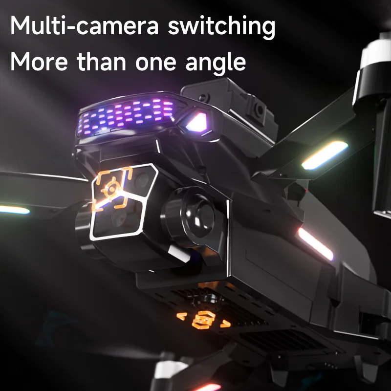 H18 brushless motor 4 sides obstacle avoidance 360 degree flip 50x zoom mv filter video drone dual camera 480p mini pocket drone