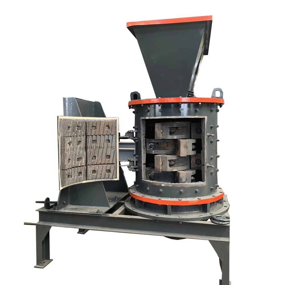 Vertical type combination hammer crusher for hard stone