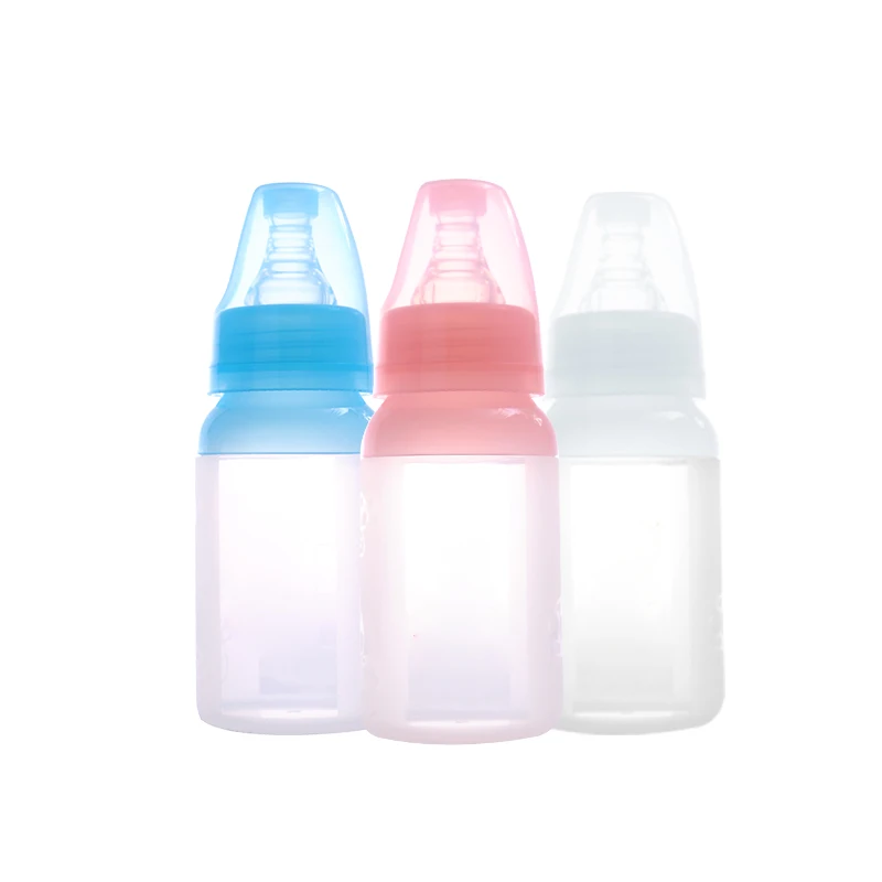 USSE Customized Silicone Baby Feeding Bottles, Natural Flow Anti-Colic Standard-Neck Baby Bottles 120 mL/240mL