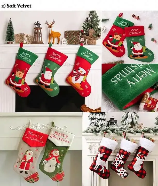 Socks For Christmas Holiday Xmas High Quality Advertising  small christmas stockings