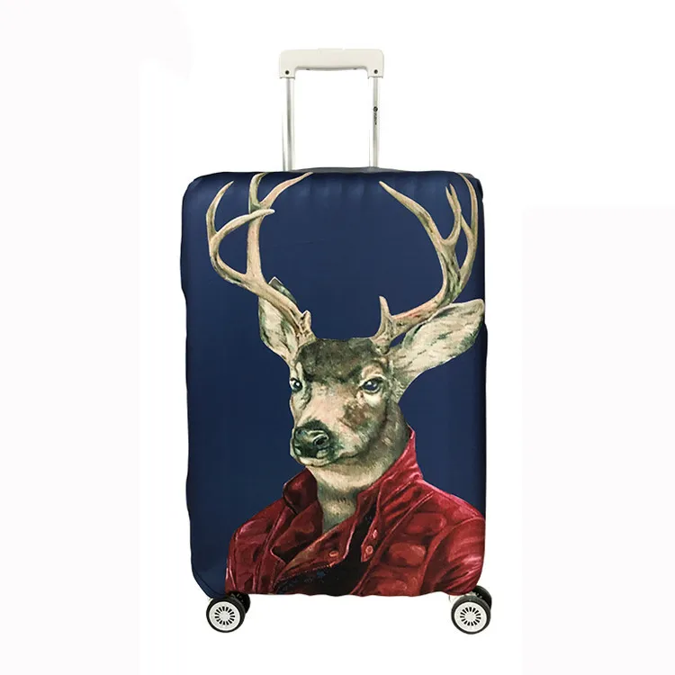 Luggage Protective Spandex Promotional Suitcase Polyester Elastic Luggage Cover