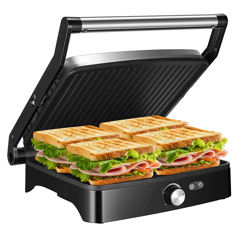 Top Quality Contact Grill Panini Grill Maker Electric Griddle Grill