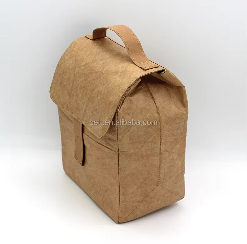 Eco-Friendly Tyvek Food Paper Bag Casual Use Insulated Cooler with Vintage National Style Foldable Customizable Color for Lady