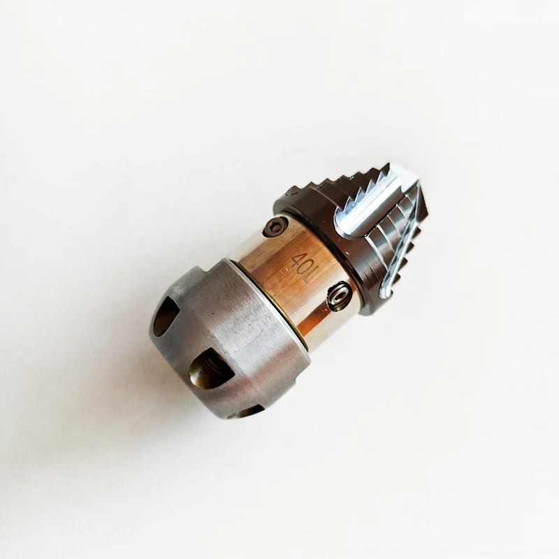 LC High pressure Nozzle Small Stainless Steel Dredging Washing Machine Accessories Dredging Sewer Water Nozzle