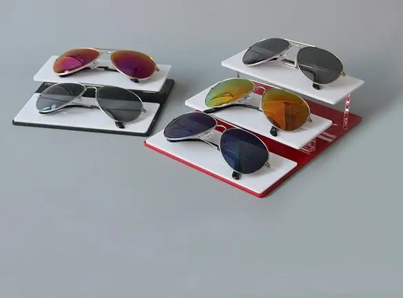 Crystal Clear Acrylic Eyeglass Display Stands Lucite eyewear Display Rack Plexiglass Sunglasses Display holder