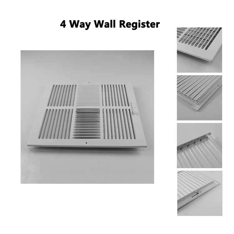 Air Ventliation Supply Ceiling Four Way Vent Register