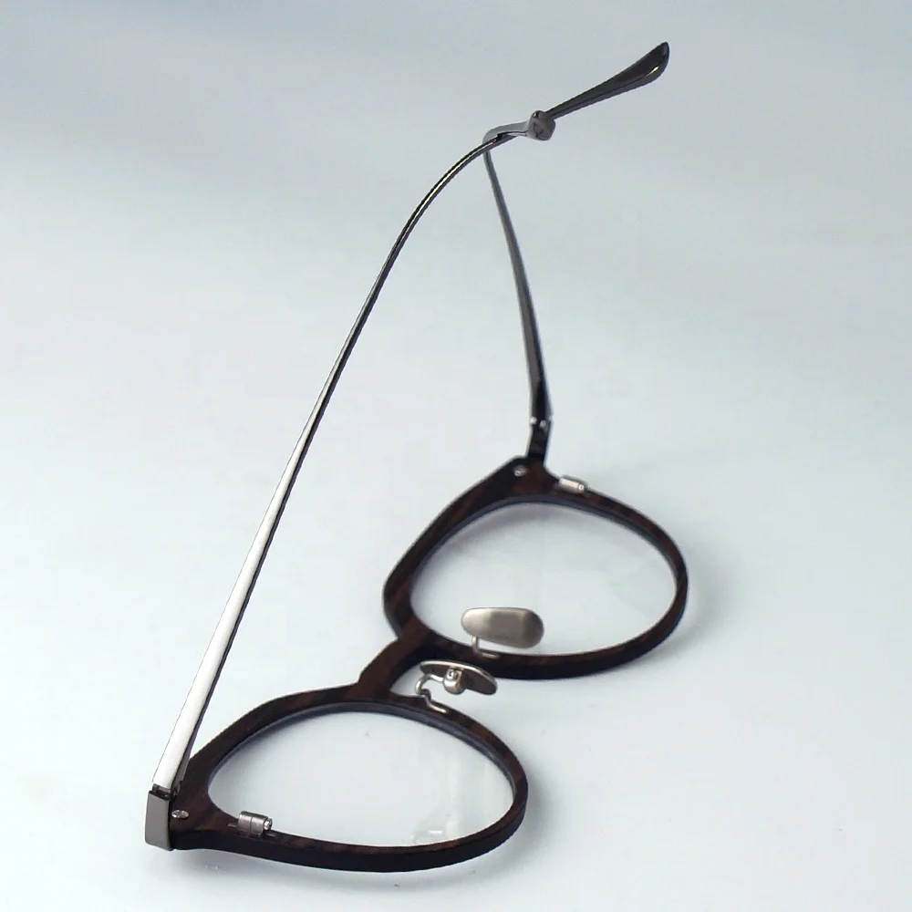 Fashion Eye Glass For Women Optical Frames High Brand Carbon Fiber Wood Eyeglasses Frames Eyewear Spectacles