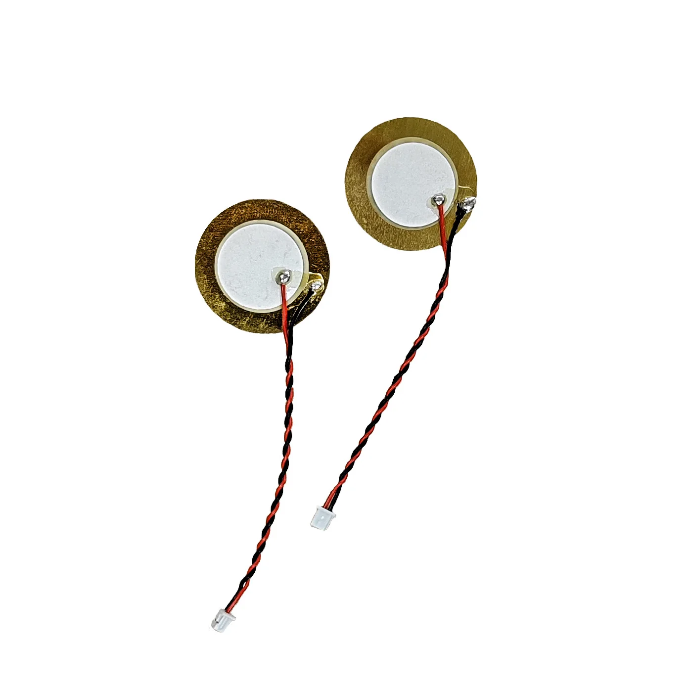 Manufacturer Dia 27mm Copper with terminals wires for Buzzer Speaker Sensor Alarm Piezoelectric Ceramic Wafer Board Element