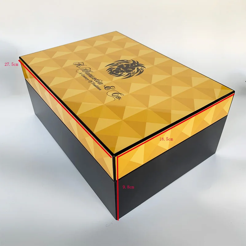 Cigar Humidor Box Cedar Wood Hold 50 Cigars