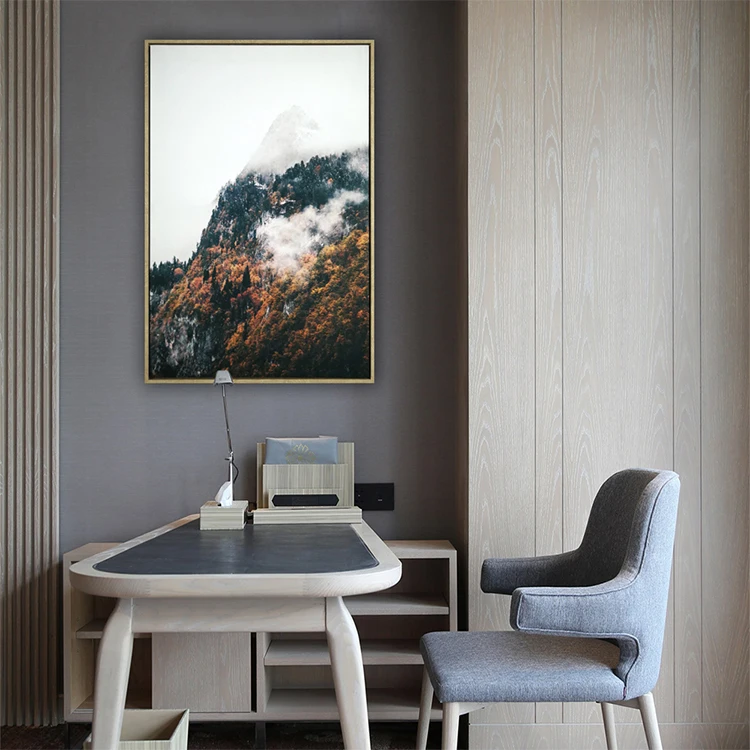 Canvas Painting for Home Decoration Chinese Nature Lake Scenery Abstract Painting Modern Printed