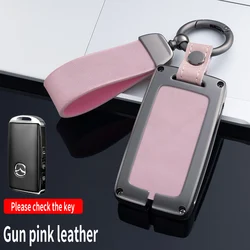 New Arriving Zinc Alloy Car Key Leather Case For Mazda 3 5 6 Atenza Axela Demio CX-4 CX-5 CX5 CX-3 CX7 CX-9 2016 2017 2018 2019