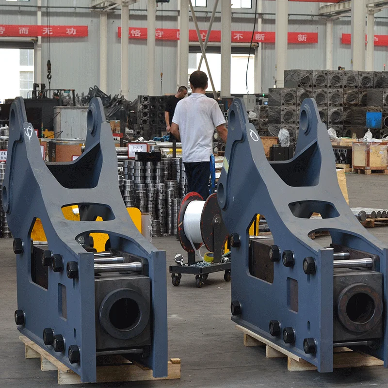 mb120 Rammer front head  for  hydraulic breaker parts hammer for sale