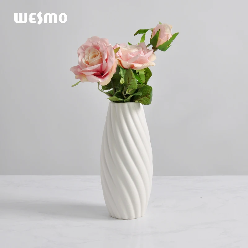 Nordic Vase Decor Items Decorative Ceramic White Table Flower Vases Vases for living room