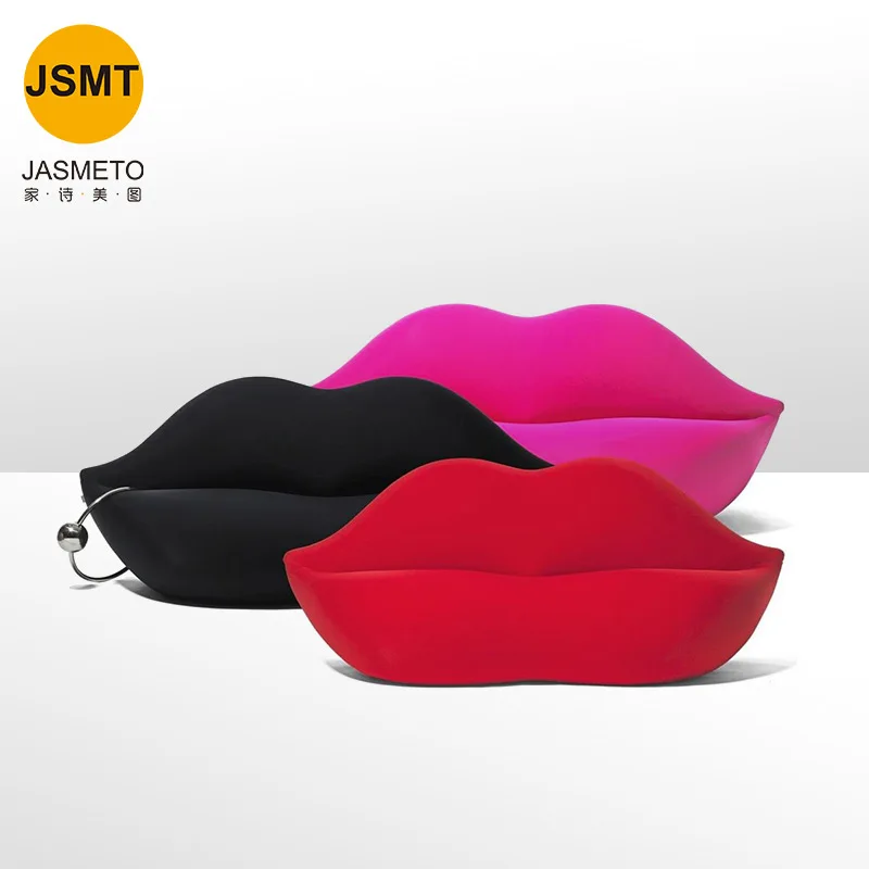 Designer creative red lip sofa shaped personalized leisure clothing shop hotel lounge area art lip sofa chair